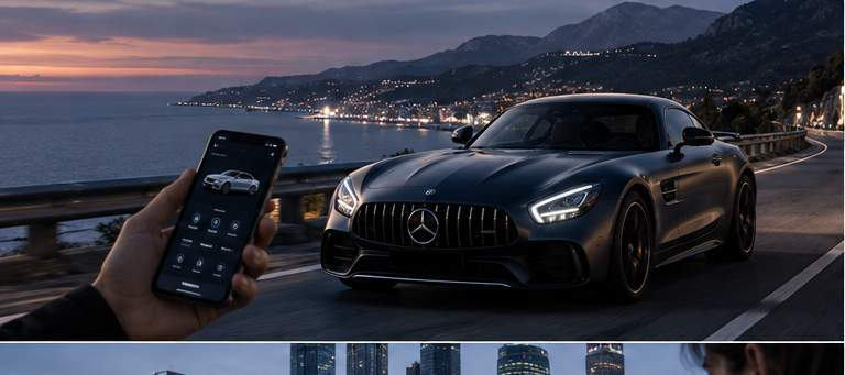 Mercedes-AMG GT и цифровой интерфейс управления автомобилем